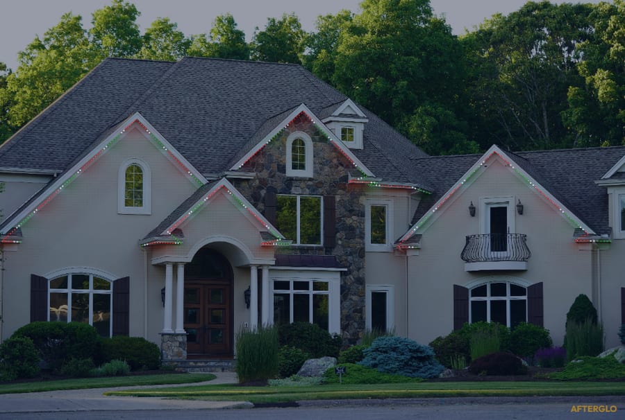 Christmas red and green LED lighting preview